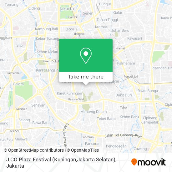 J.CO Plaza Festival (Kuningan,Jakarta Selatan) map