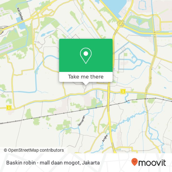 Baskin robin - mall daan mogot map