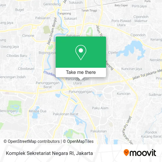 Komplek Sekretariat Negara RI map