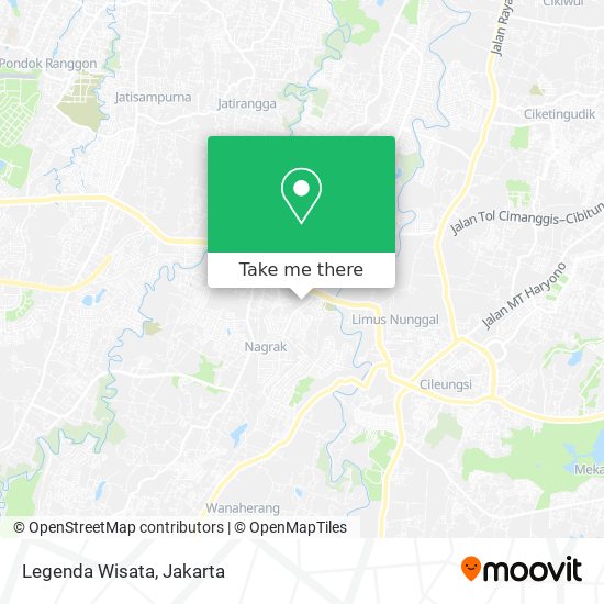 Legenda Wisata map