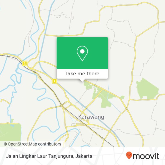 Jalan Lingkar Laur Tanjungura map