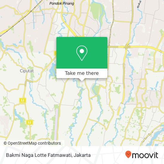 Bakmi Naga Lotte Fatmawati map