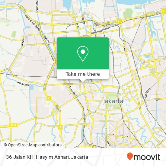 36 Jalan KH. Hasyim Ashari map