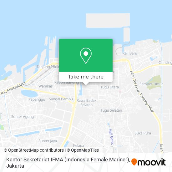 Kantor Sekretariat IFMA (Indonesia Female Mariner) map