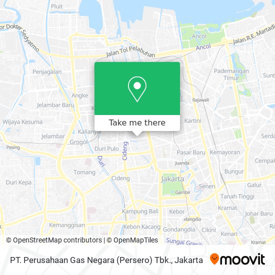 PT. Perusahaan Gas Negara (Persero) Tbk. map
