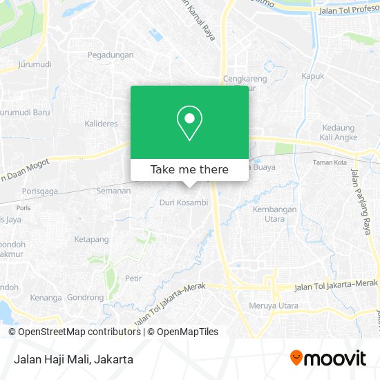 Jalan Haji Mali map