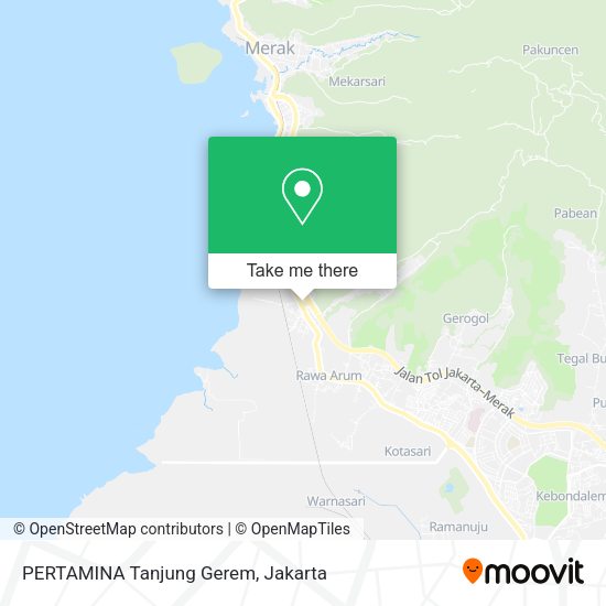 PERTAMINA Tanjung Gerem map