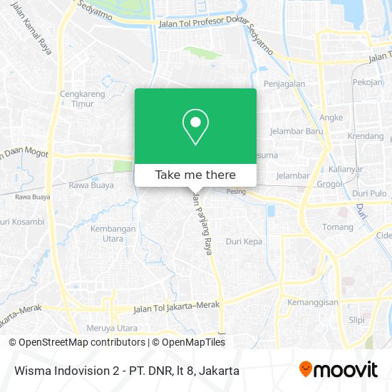 Wisma Indovision 2 - PT. DNR,  lt 8 map