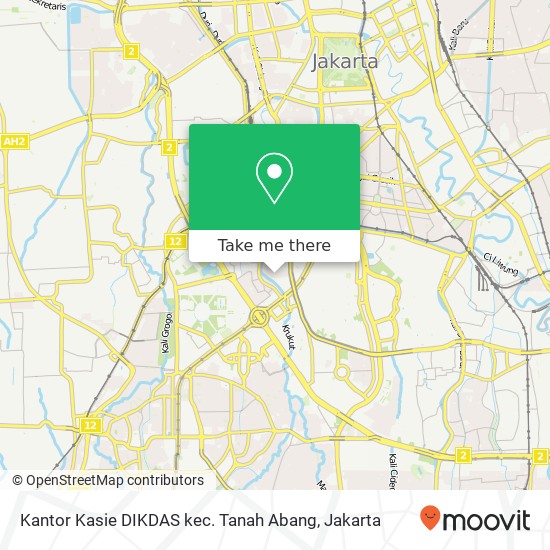 Kantor Kasie DIKDAS kec. Tanah Abang map