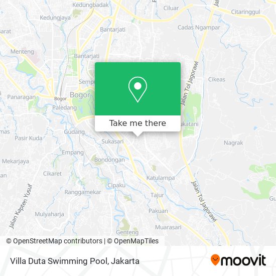 Villa Duta Swimming Pool map