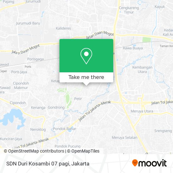 SDN Duri Kosambi 07 pagi map
