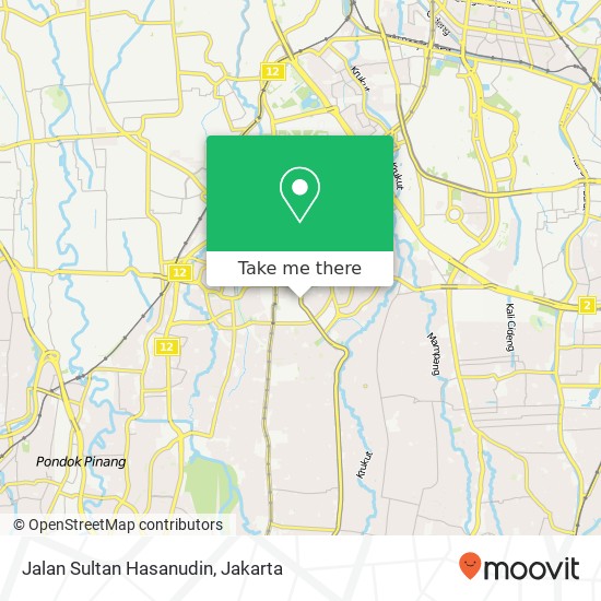 Jalan Sultan Hasanudin map