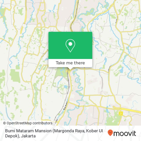 Bumi Mataram Mansion (Margonda Raya, Kober UI Depok) map