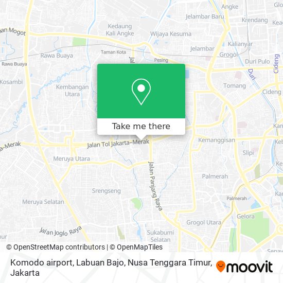 Komodo airport, Labuan Bajo, Nusa Tenggara Timur map