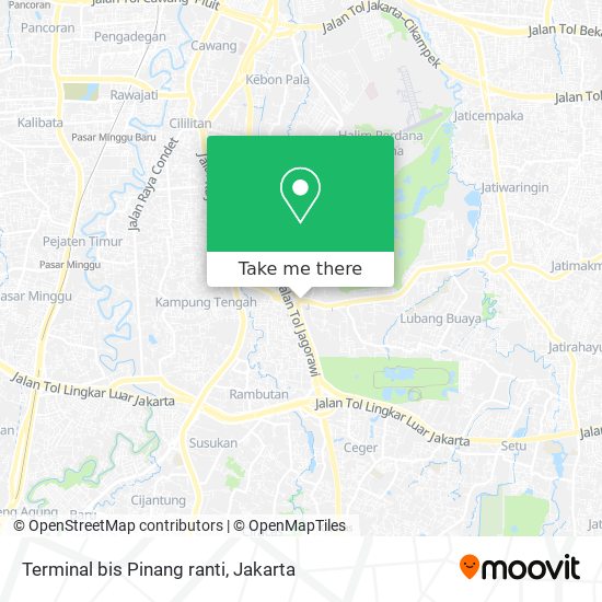 Terminal bis Pinang ranti map