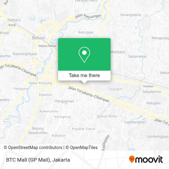 BTC Mall (GP Mall) map