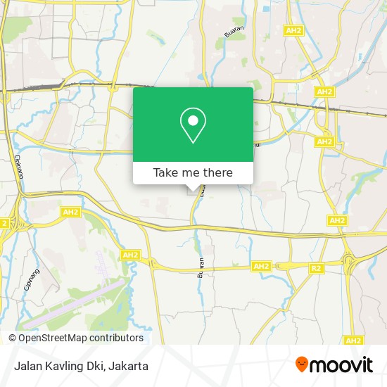 Jalan Kavling Dki map