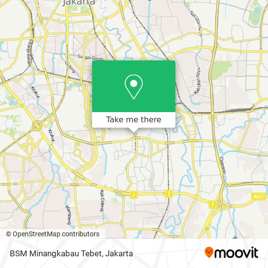 BSM Minangkabau Tebet map