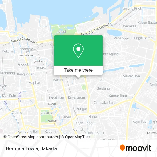 Hermina Tower map