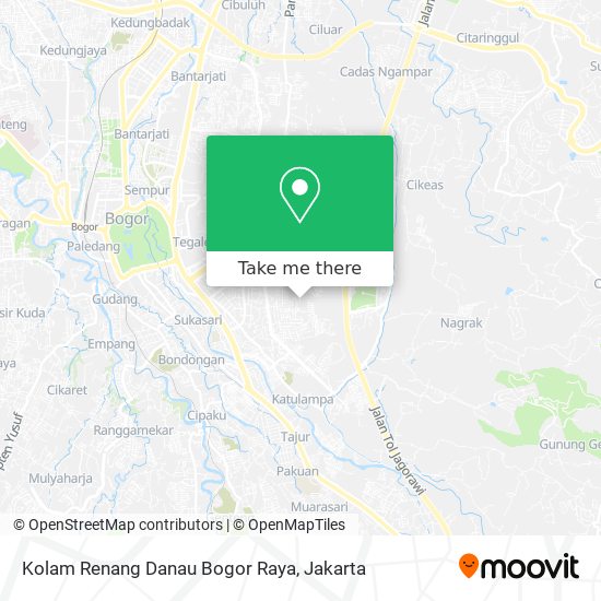 Kolam Renang Danau Bogor Raya map