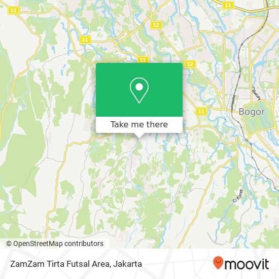 ZamZam Tirta Futsal Area map