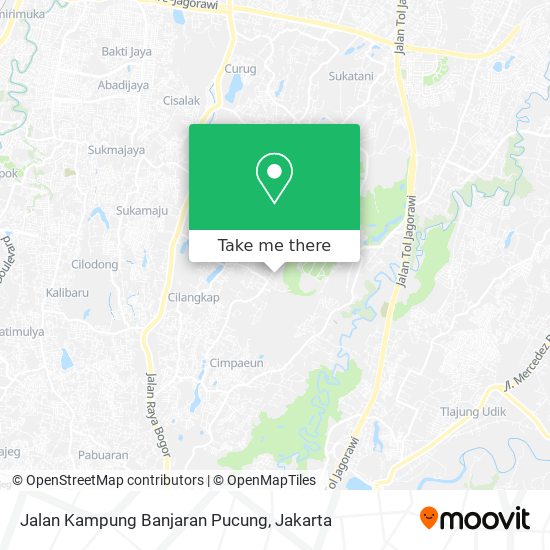 Jalan Kampung Banjaran Pucung map