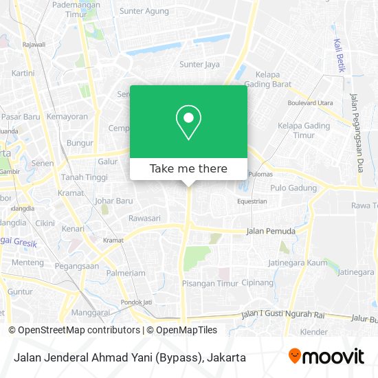 Jalan Jenderal Ahmad Yani (Bypass) map