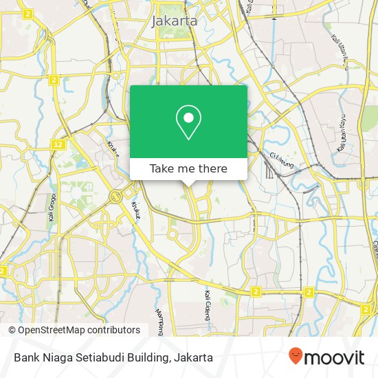 Bank Niaga Setiabudi Building map