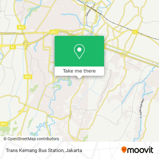 Trans Kemang Bus Station map