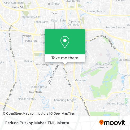 Gedung Puskop Mabes TNI map