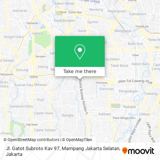 Jl. Gatot Subroto Kav 97, Mampang Jakarta Selatan map
