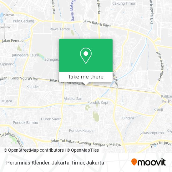 Perumnas Klender, Jakarta Timur map