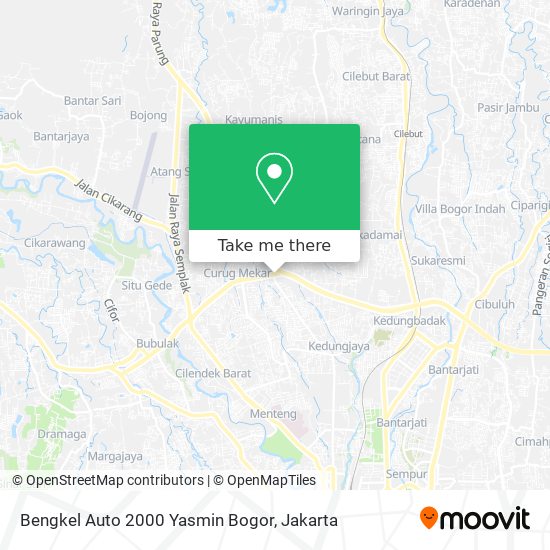 Bengkel Auto 2000 Yasmin Bogor map