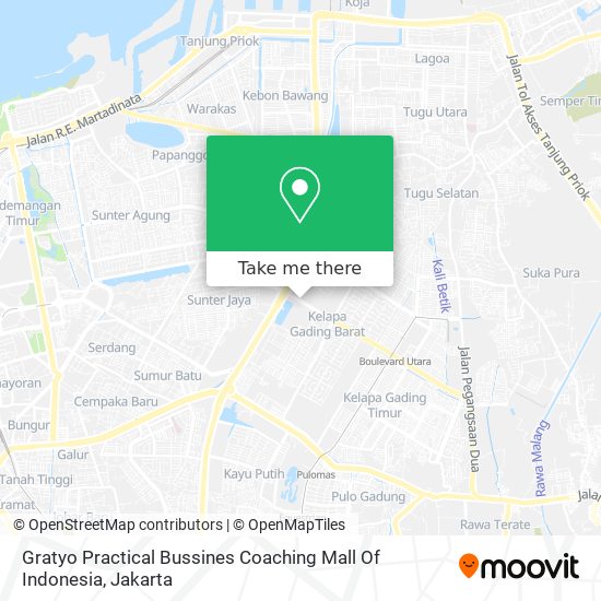 Gratyo Practical Bussines Coaching Mall Of Indonesia map