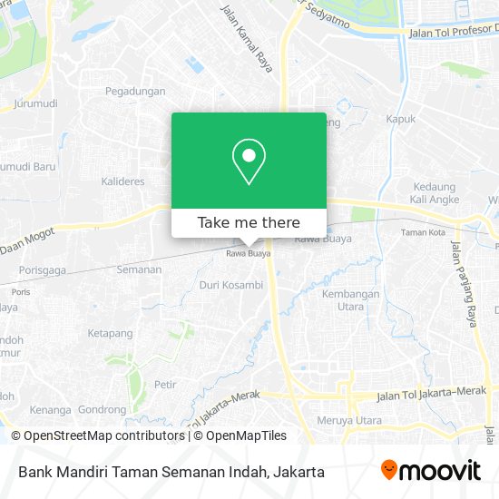 Bank Mandiri Taman Semanan Indah map