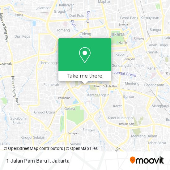 1 Jalan Pam Baru I map