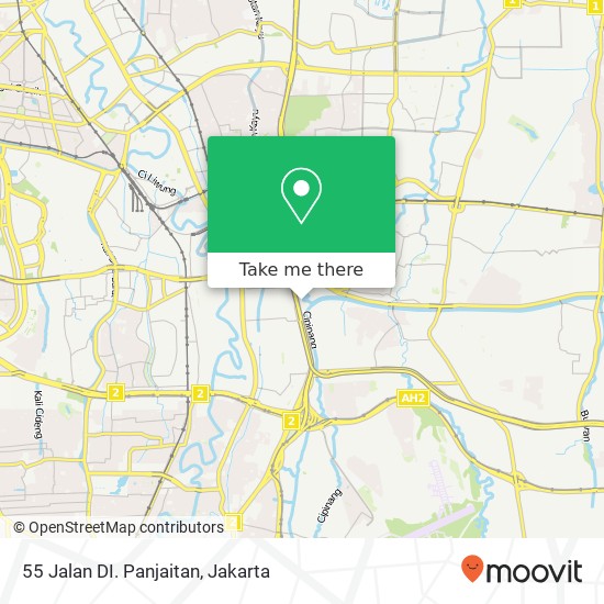 55 Jalan DI. Panjaitan map