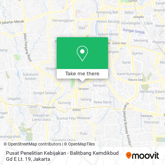 Pusat Penelitian Kebijakan - Balitbang Kemdikbud Gd E Lt. 19 map