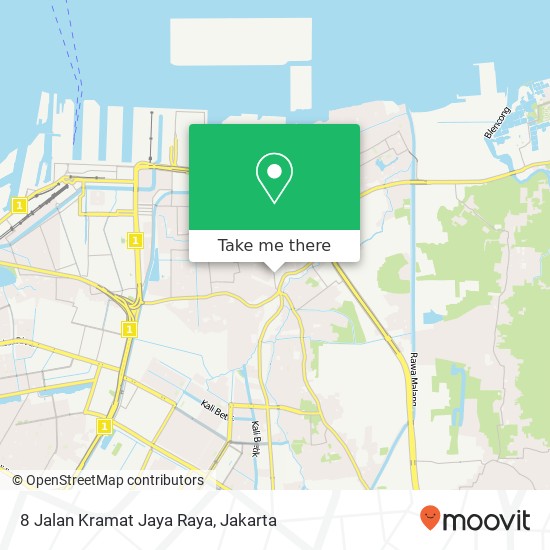 8 Jalan Kramat Jaya Raya map