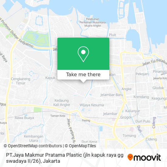 PT.Jaya Makmur Pratama Plastic (jln kapuk raya gg swadaya II / 26) map