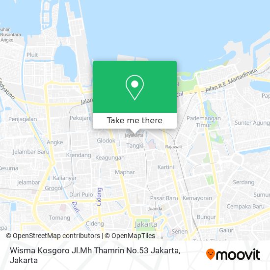 Wisma Kosgoro Jl.Mh Thamrin No.53 Jakarta map