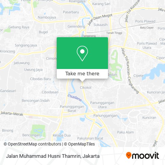 Jalan Muhammad Husni Thamrin map