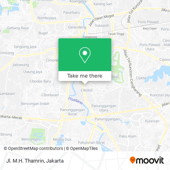 Jl. M.H. Thamrin map