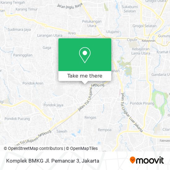 Komplek BMKG Jl. Pemancar 3 map