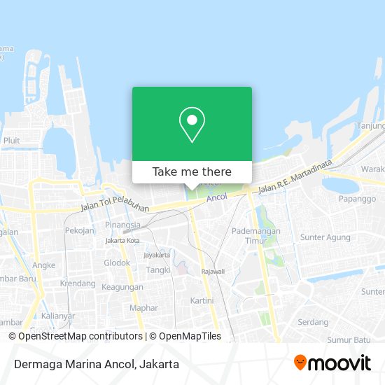 Dermaga Marina Ancol map
