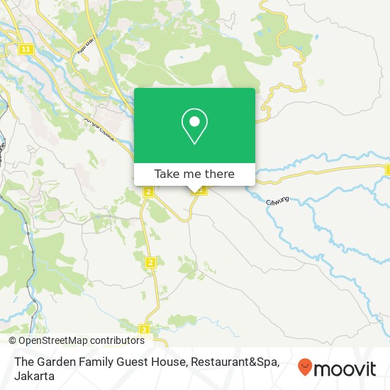 The Garden Family Guest House, Restaurant&Spa map