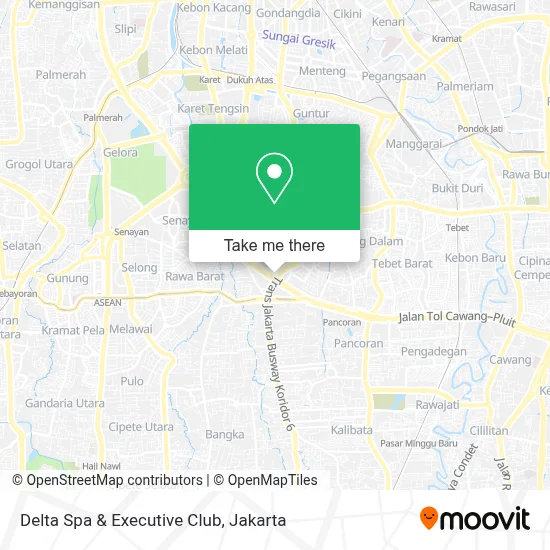 Delta Spa & Executive Club map