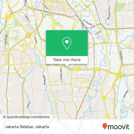 Jakarta Selatan map