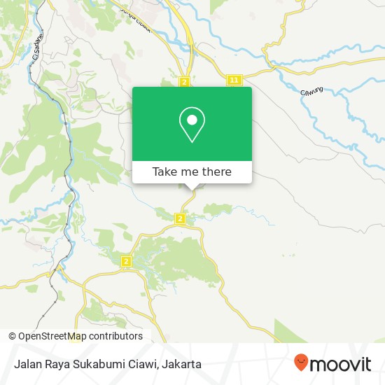 Jalan Raya Sukabumi Ciawi map