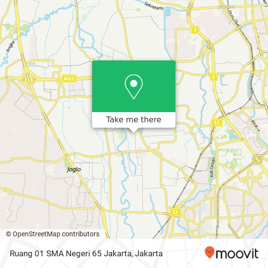 Ruang 01 SMA Negeri 65 Jakarta map